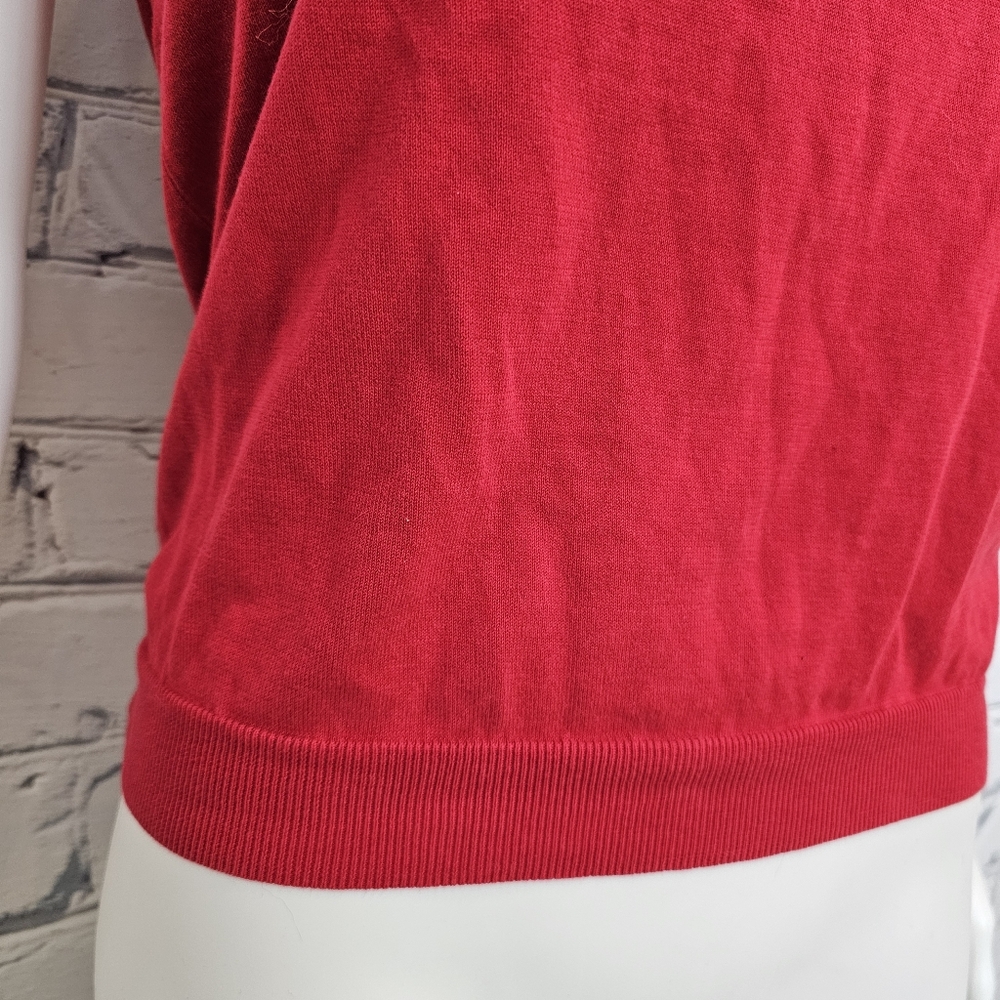 Louis Vuitton Vintage Red Cotton Tank Top - Picture 5 of 9